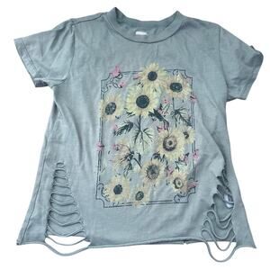 buckle modish rebel sunflower tee girls medium